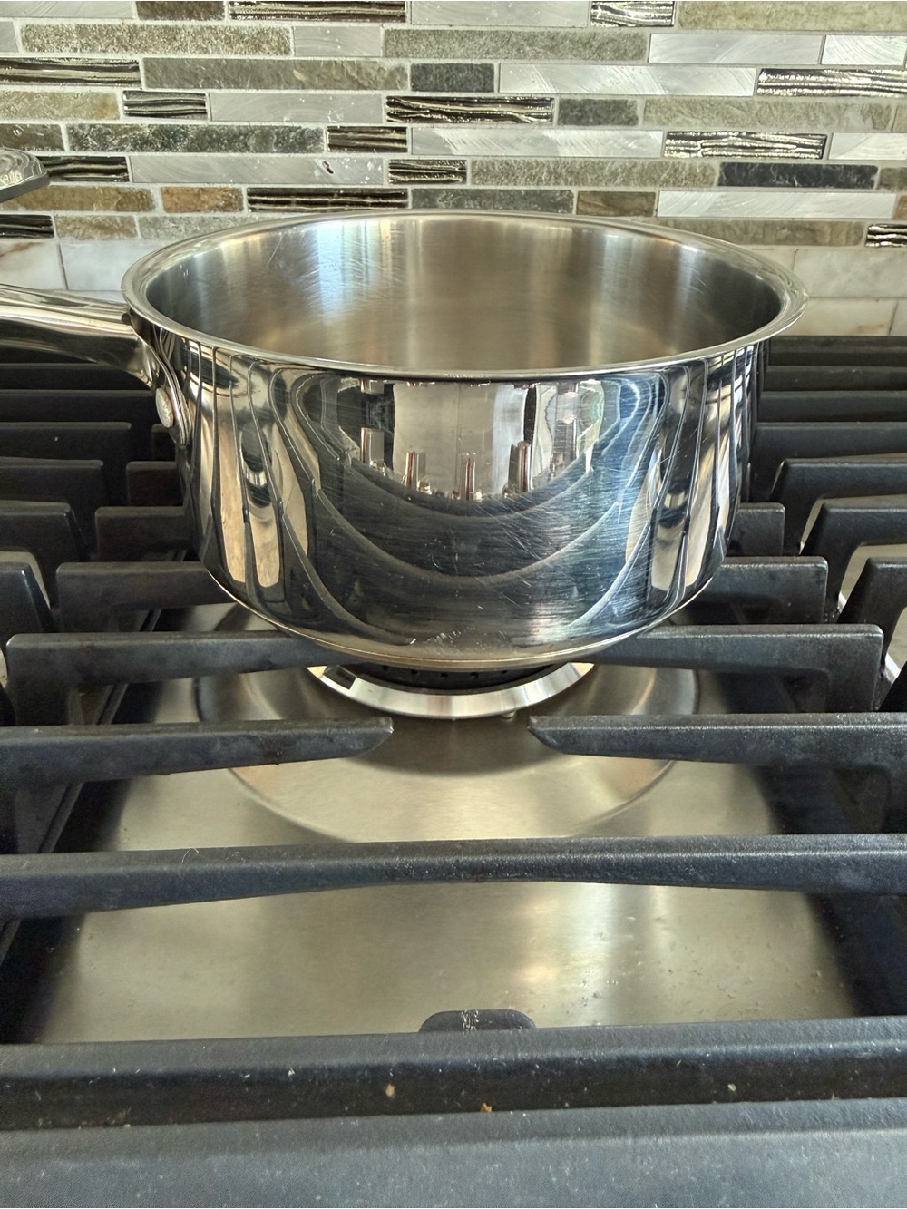 Italia Potobelo 2 QT High Quality Heavy Stainless Steel Pan
